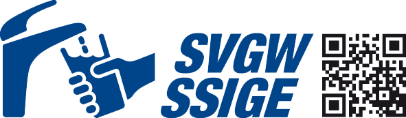 Zertifizierungslogo SVGW - der Fachverband für Wasser-, Gas- und Fernwärmeversorger