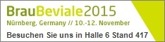 Brau Beviale from 10th to 12th November 2015, Nurnberg