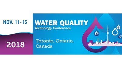 MEET US AT THE Water Quality Technology Converence 2018 in Toronto, Canada!